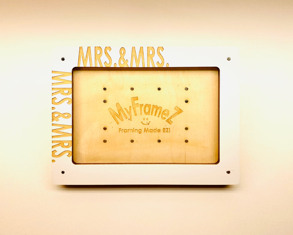 Wedding Frame_4x6_Mrs.&Mrs.